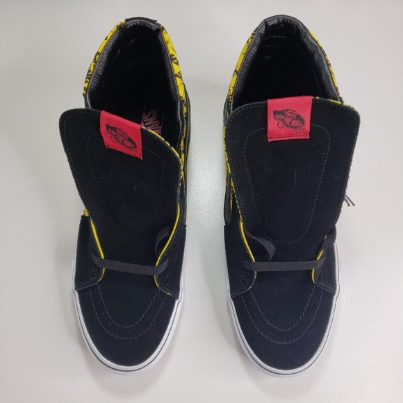New Vans x House Of Terror Sk8-Hi 'The Shining' Shoes - Black/ Yellow Men Sz 8.5 - Picture 7 of 10